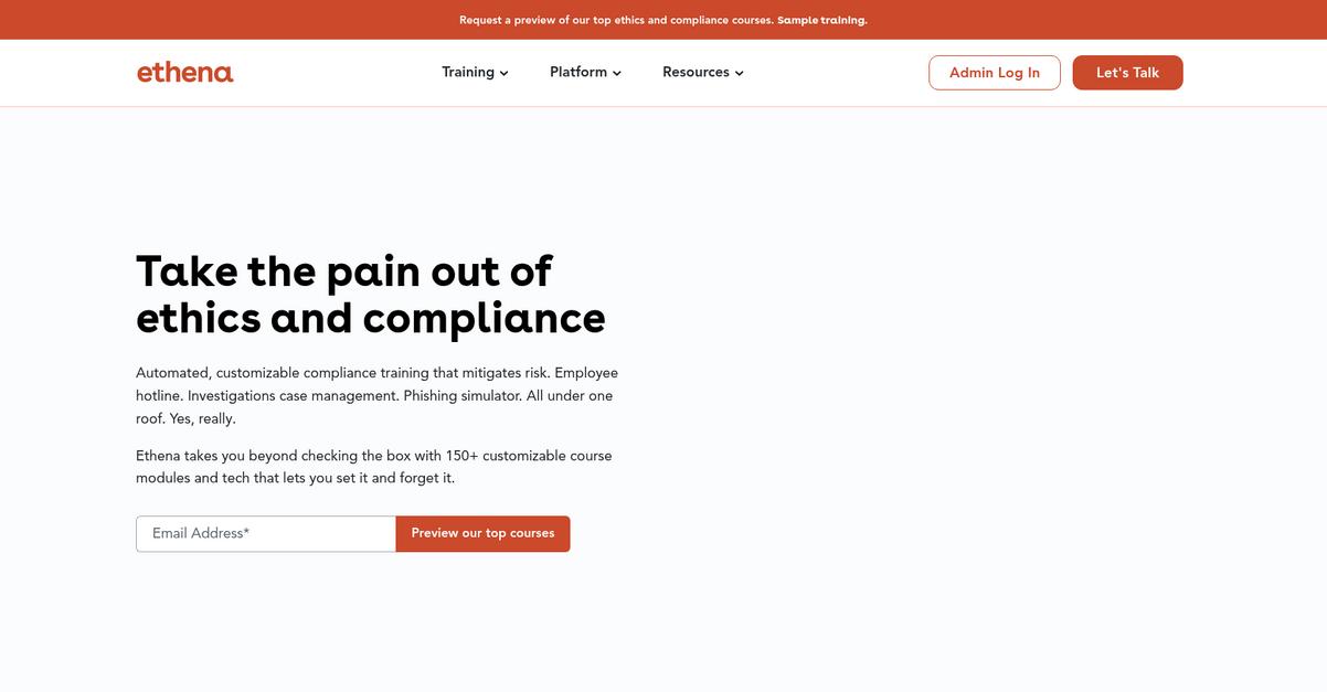 Ethena Homepage
