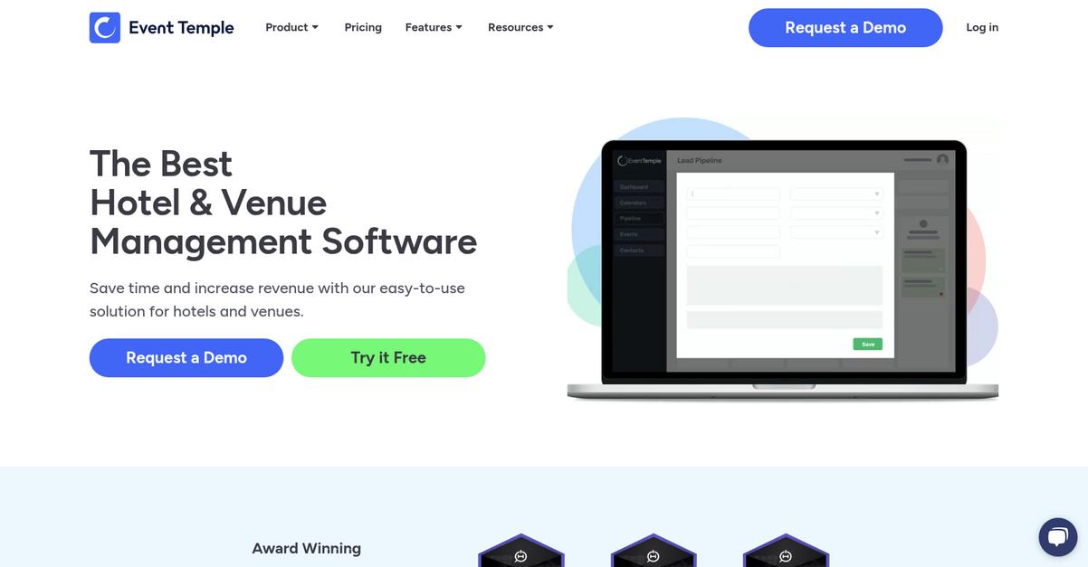 Event Temple Homepage