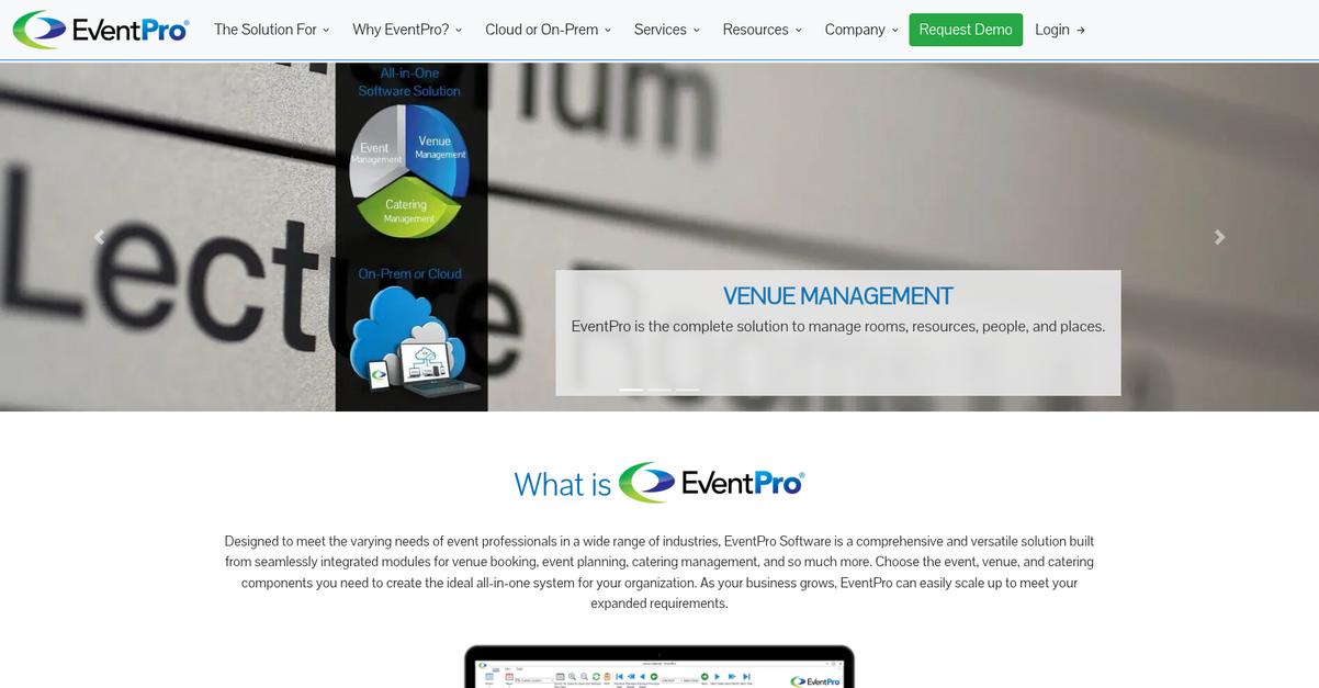 Event Pro Homepage