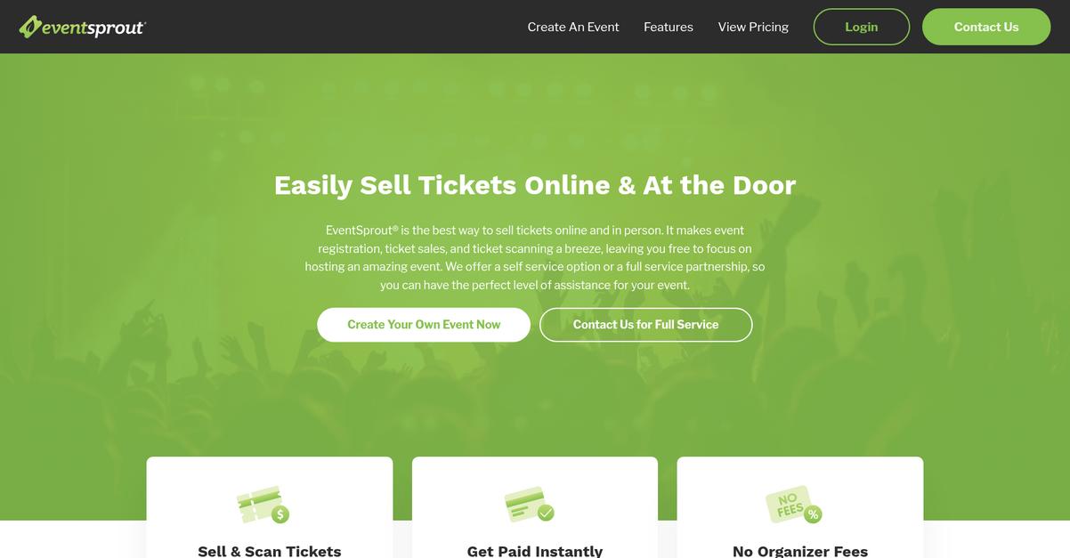 Event Sprout Homepage