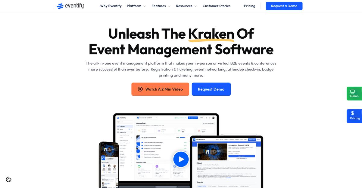 Eventify Homepage