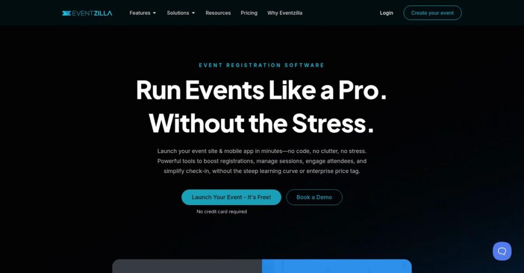 Eventzilla Homepage