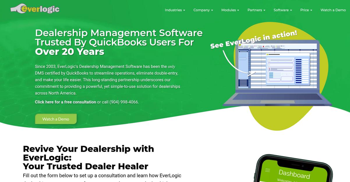 Ever Logic Homepage
