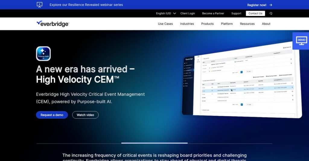 Everbridge Homepage
