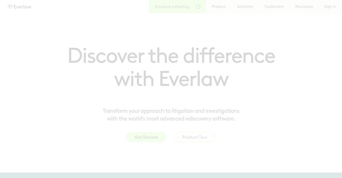 Everlaw Homepage