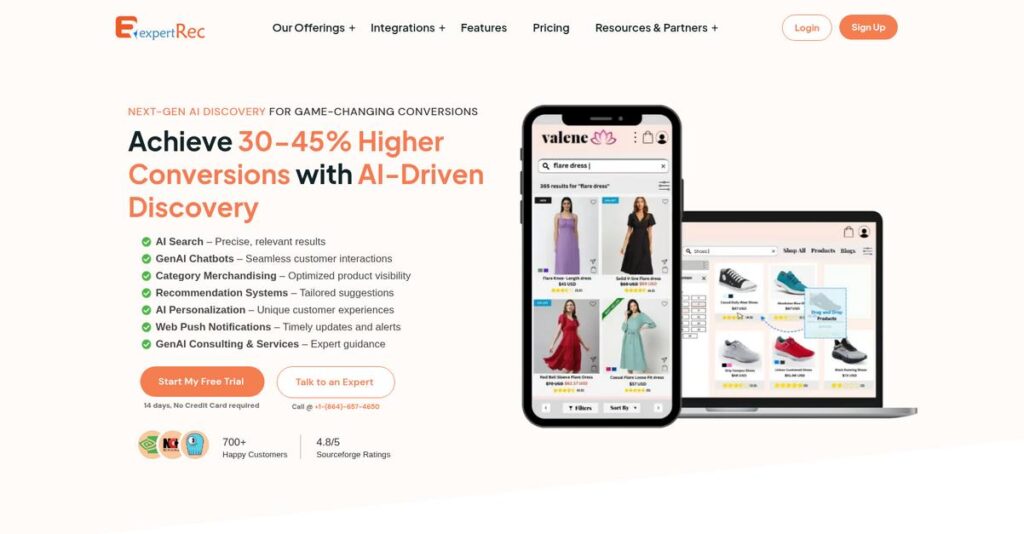 Expertrec Homepage