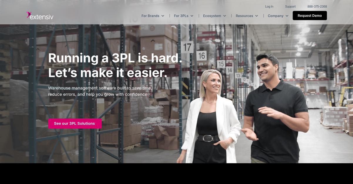 Extensiv Homepage