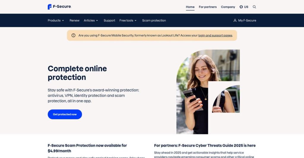 F Secure Homepage