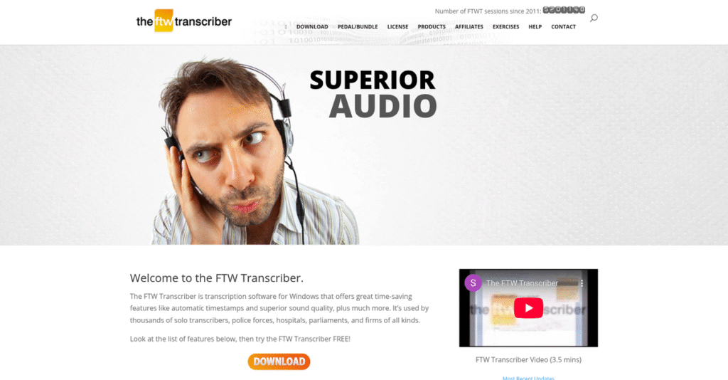 FTW Transcriber Homepage