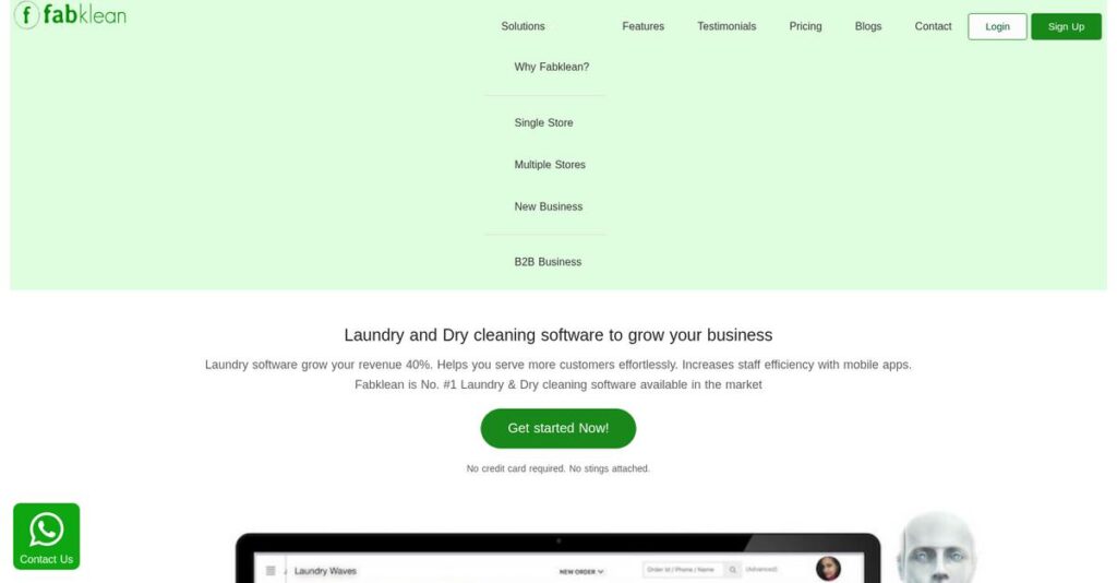 Fabklean Homepage