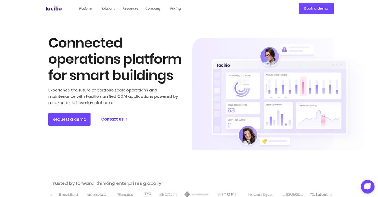 Facilio Homepage