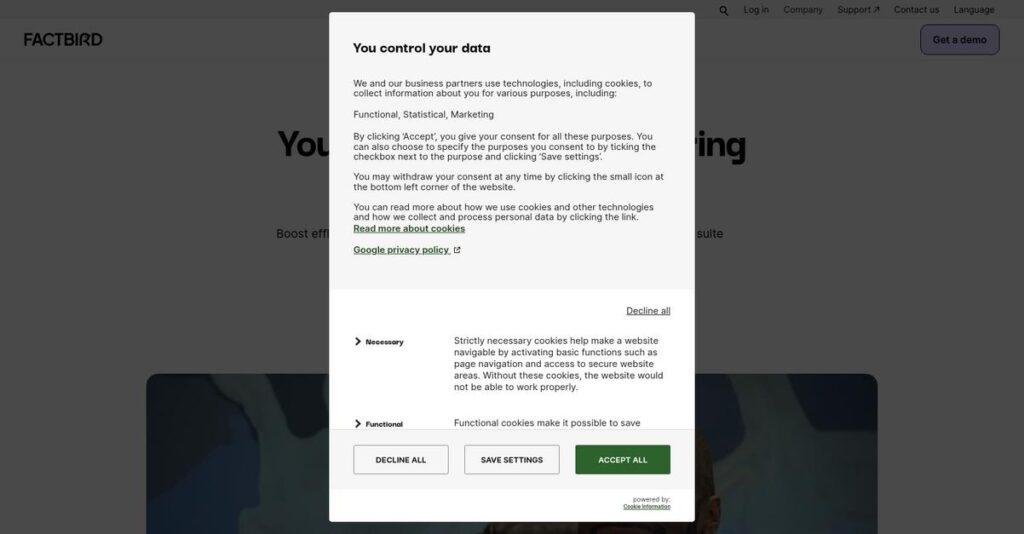 Factbird Homepage