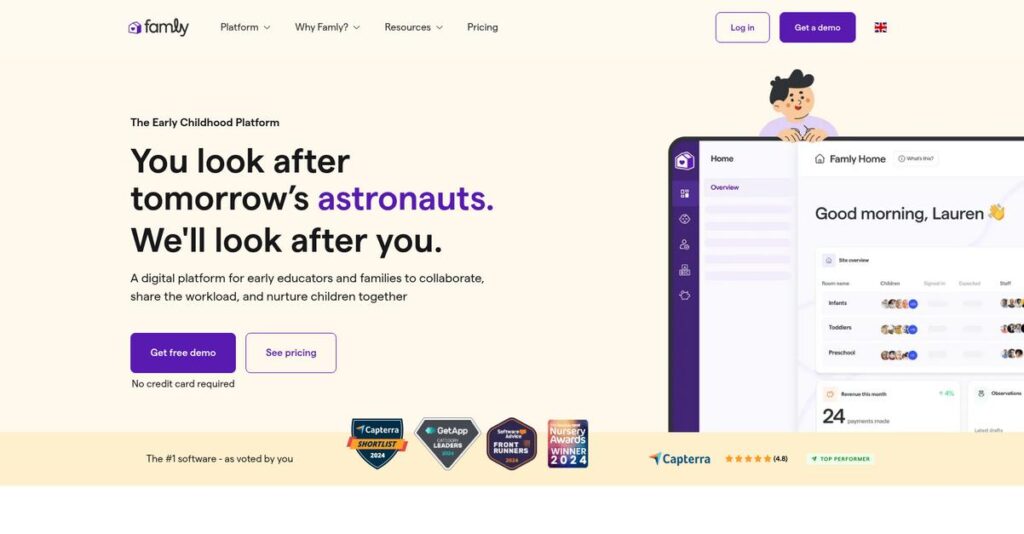 Famly Homepage