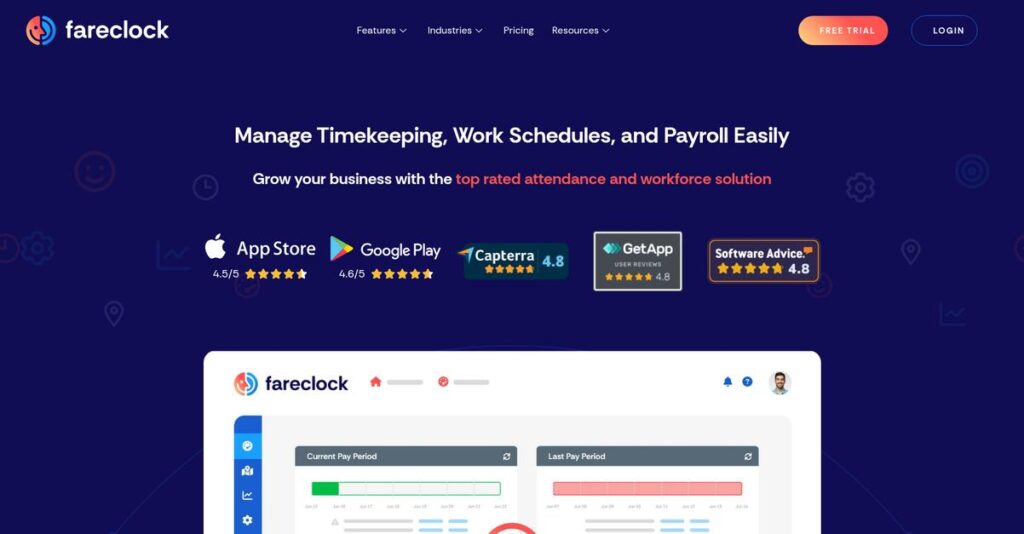 Fareclock Homepage