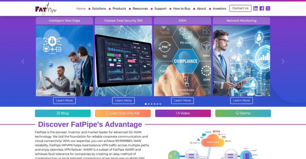 FatPipe Homepage