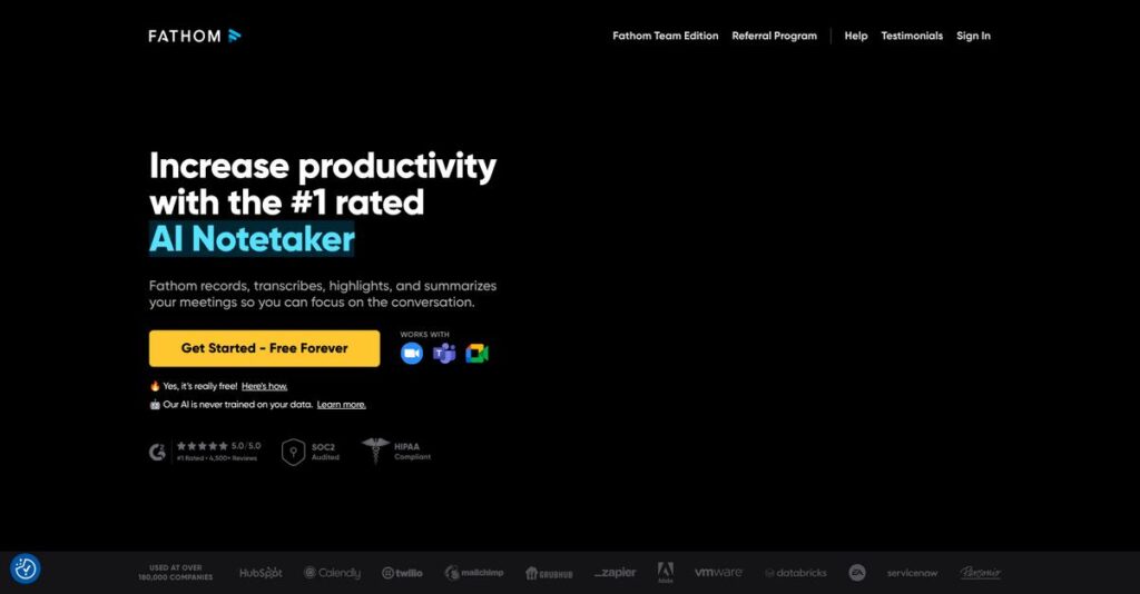 Fathom Homepage