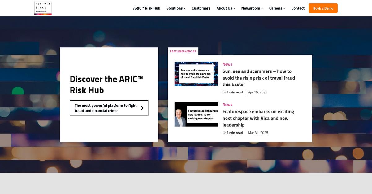 Featurespace Homepage
