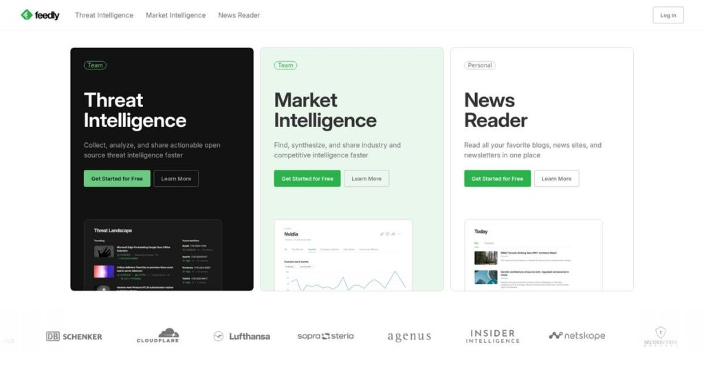 Feedly Homepage