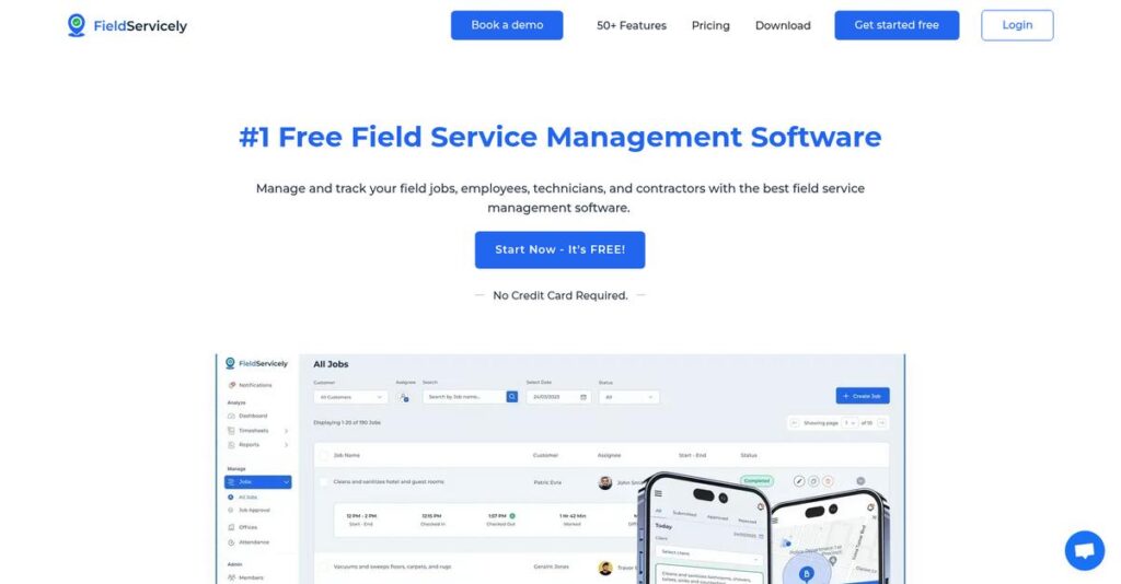 FieldServicely Homepage