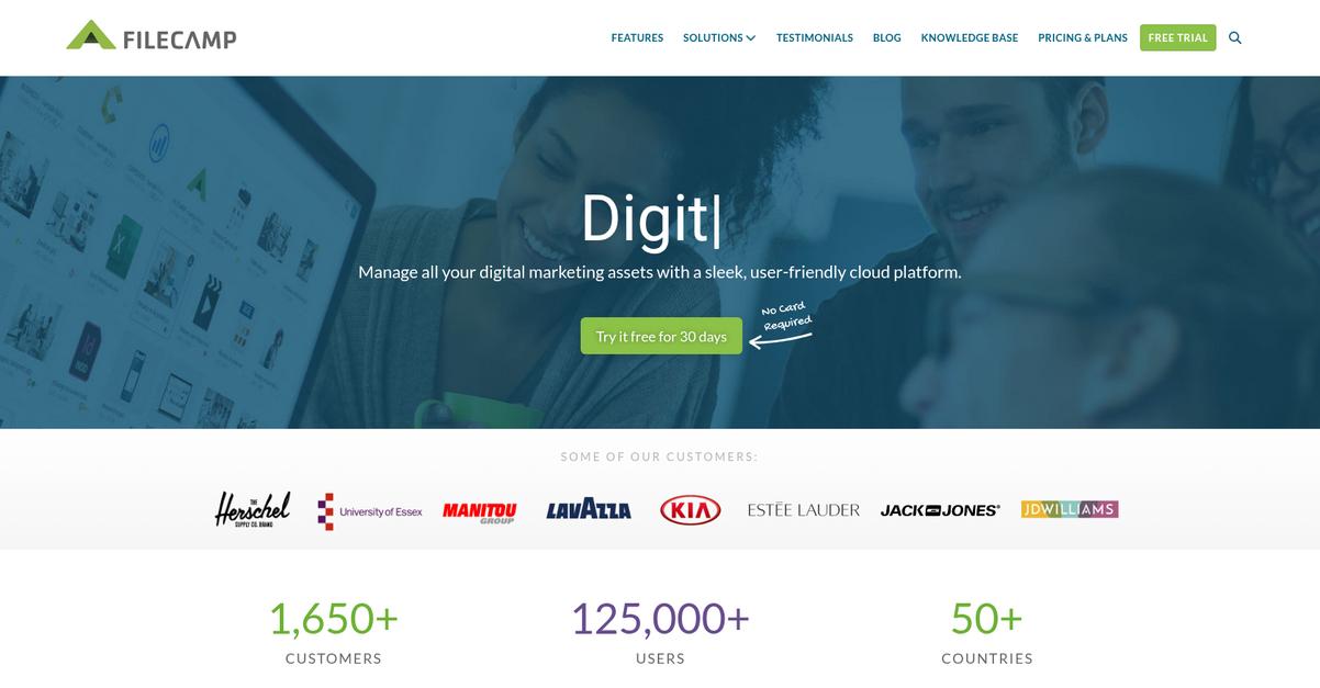 Filecamp Homepage