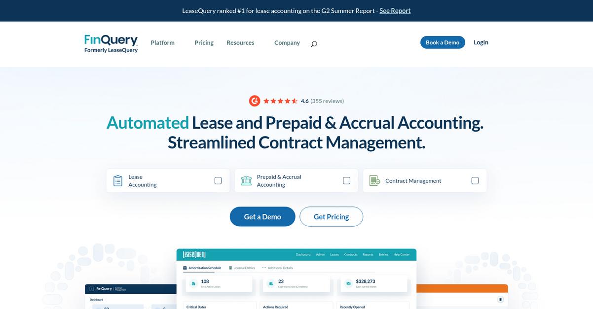 Fin Query Homepage