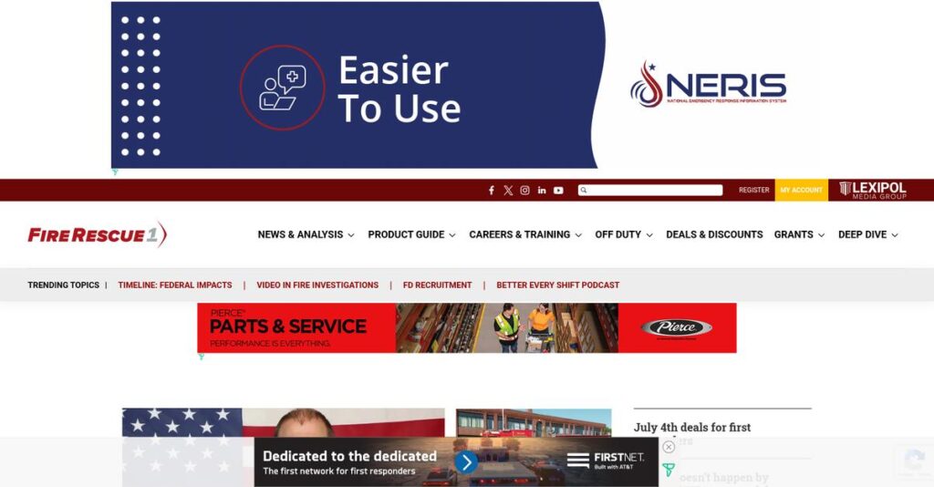 FireRescue1 Homepage