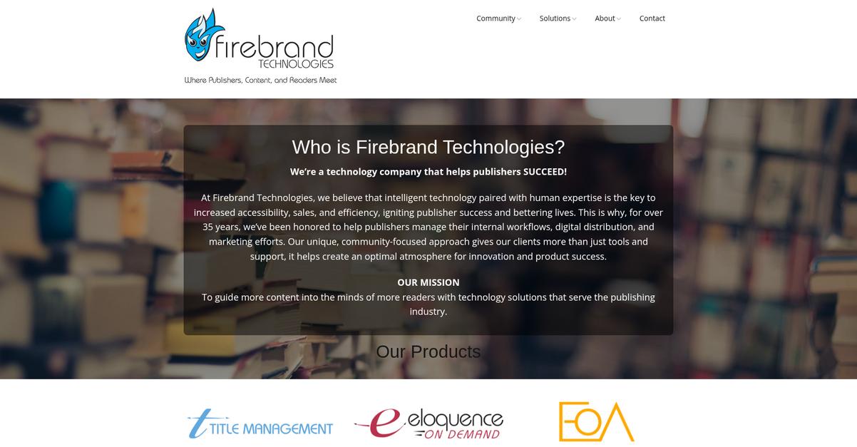 Firebrand Technologies Homepage
