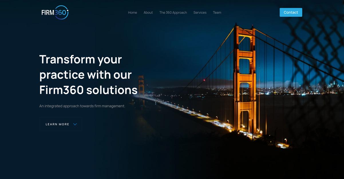 Firm 360 Homepage