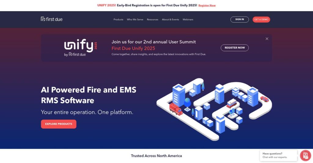 FirstDue Homepage