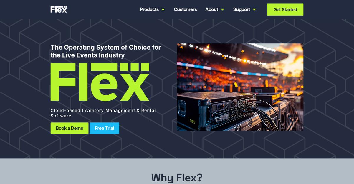 Flex Rental Solutions Homepage