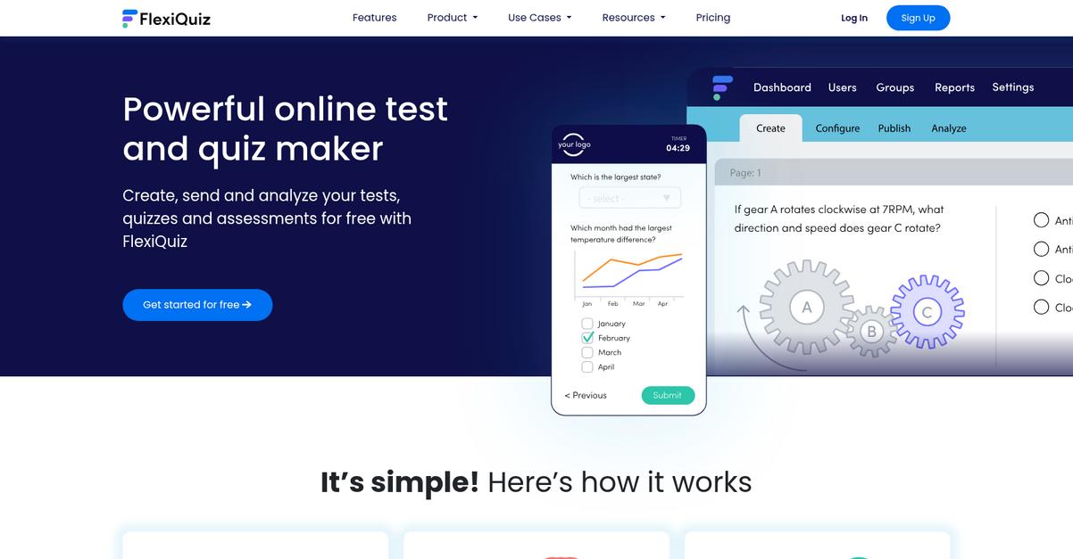 Flexi Quiz Homepage
