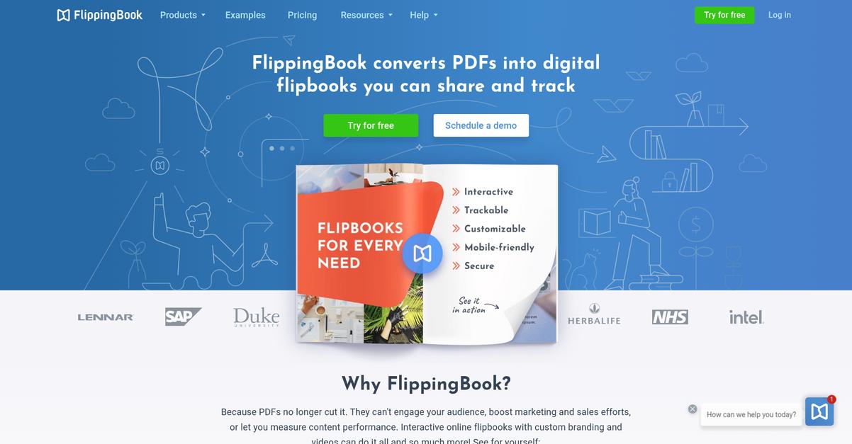 Flipping Book Homepage