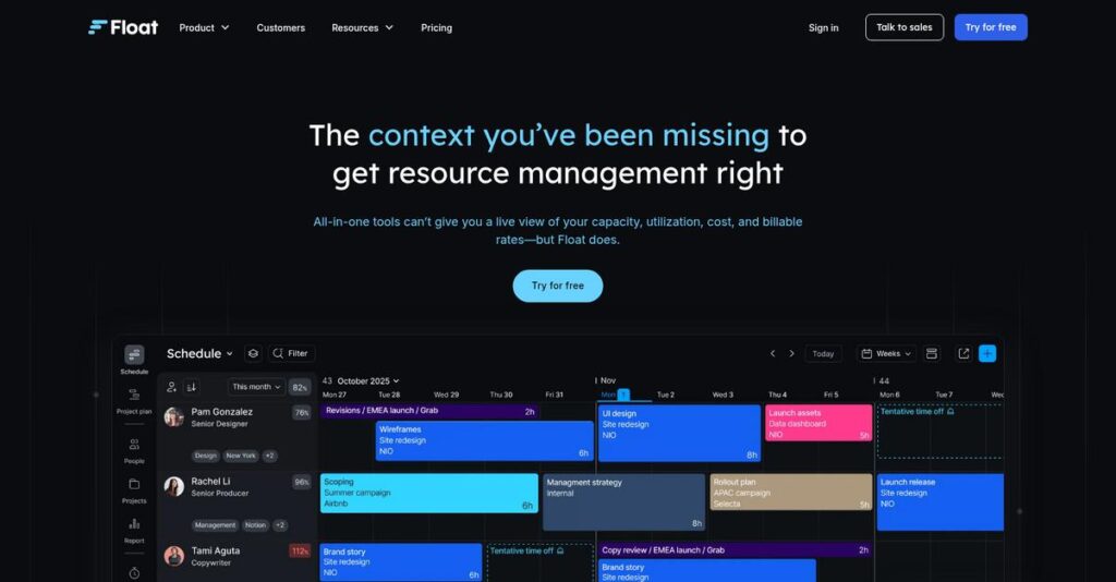 Float Homepage