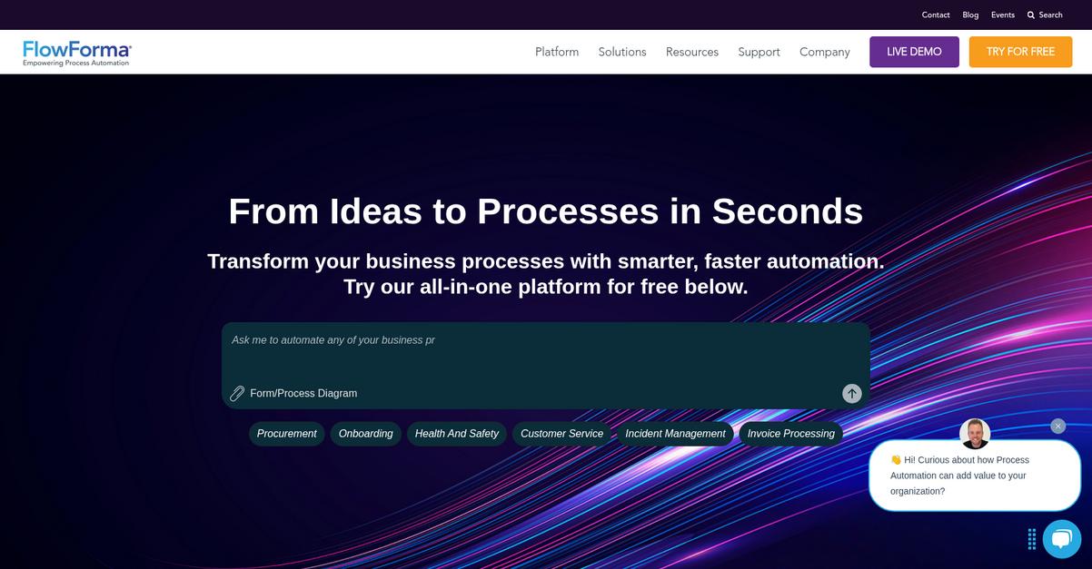 Flow Forma Homepage