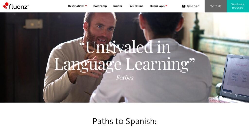 Fluenz Homepage