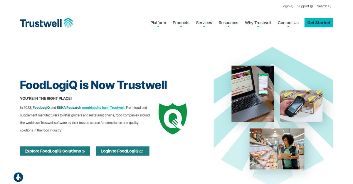 Food Logi Q Homepage