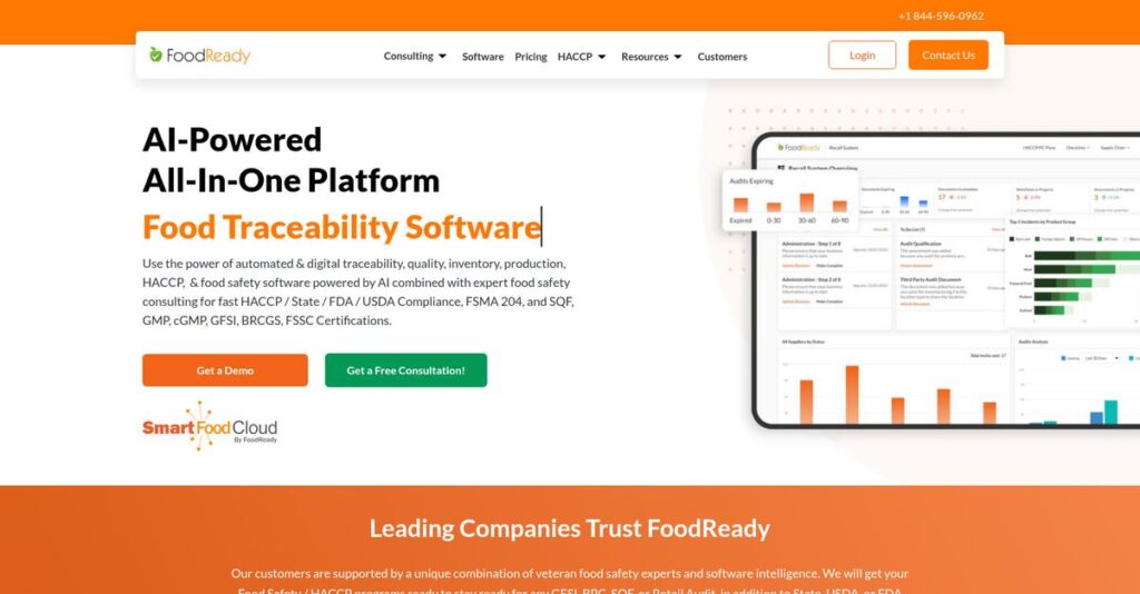 FoodReady Homepage