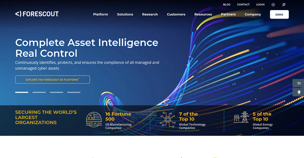 Forescout Homepage
