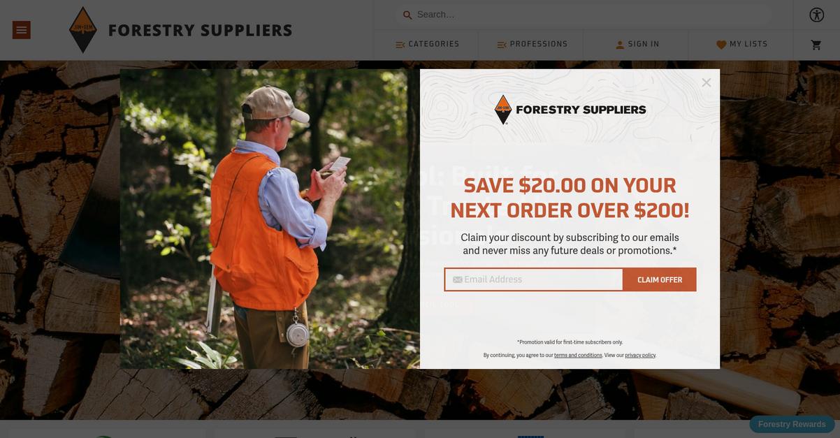 Forestry Suppliers Homepage