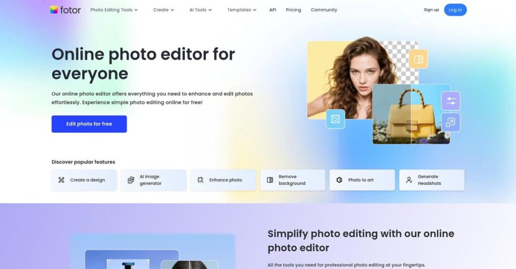 Fotor Homepage