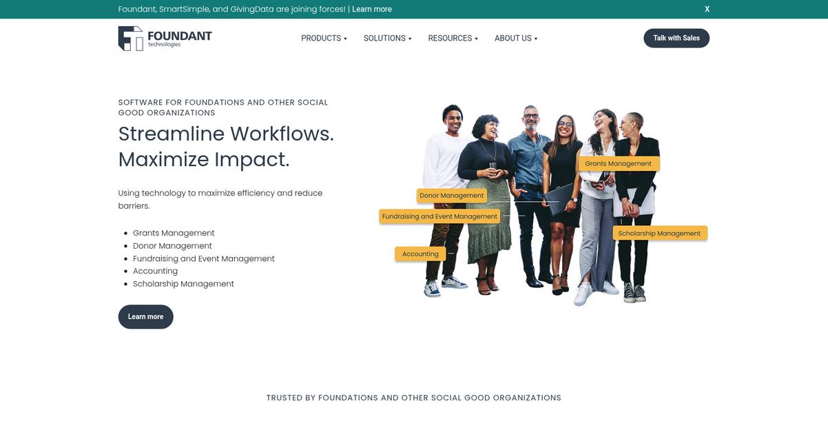 Foundant Technologies Homepage