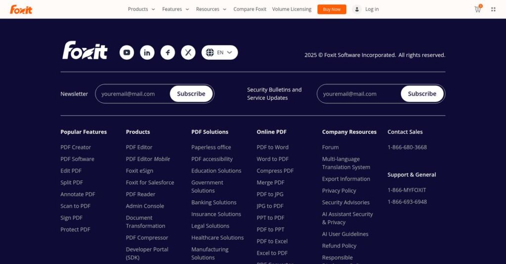Foxit Homepage