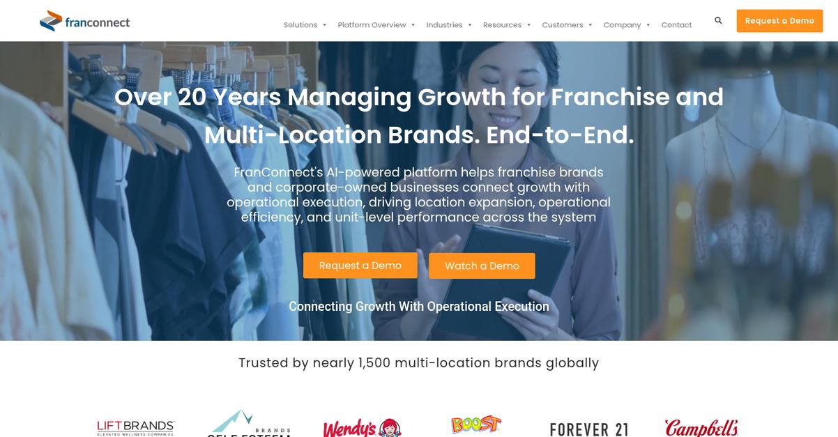 Fran Connect Homepage