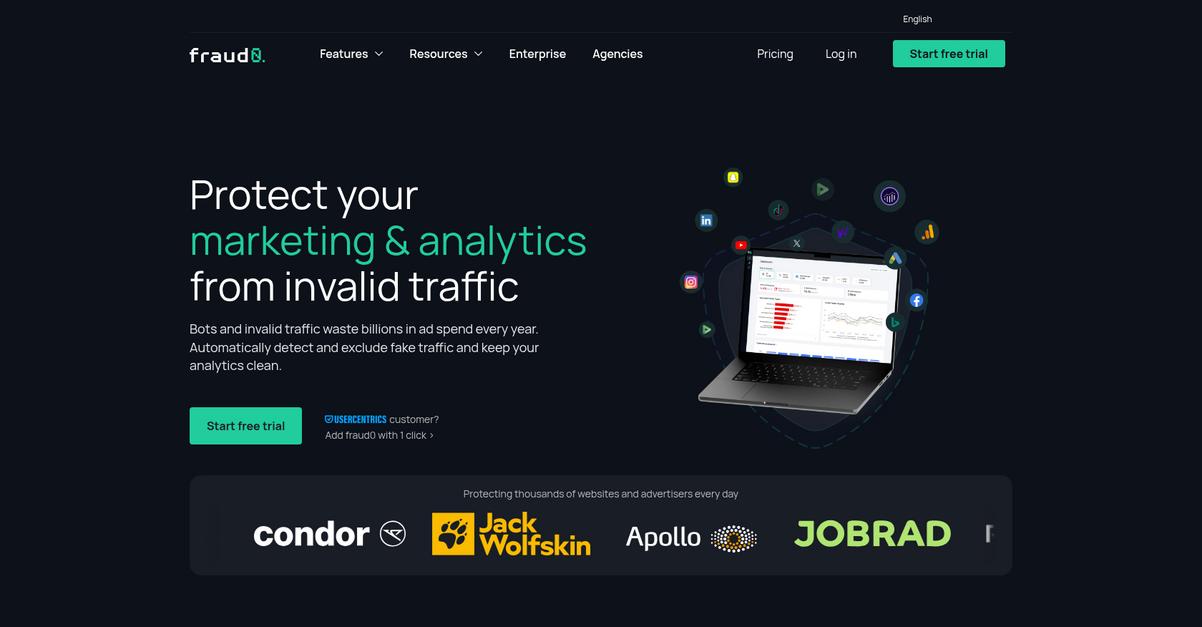 Fraud0 Homepage