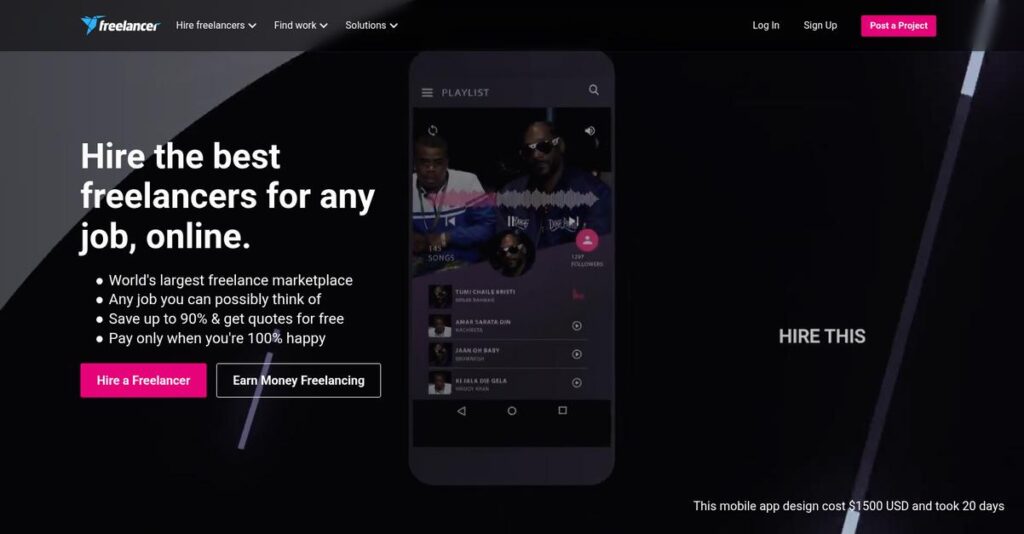 Freelancer Homepage