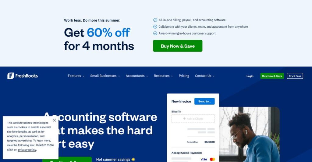 FreshBooks Homepage