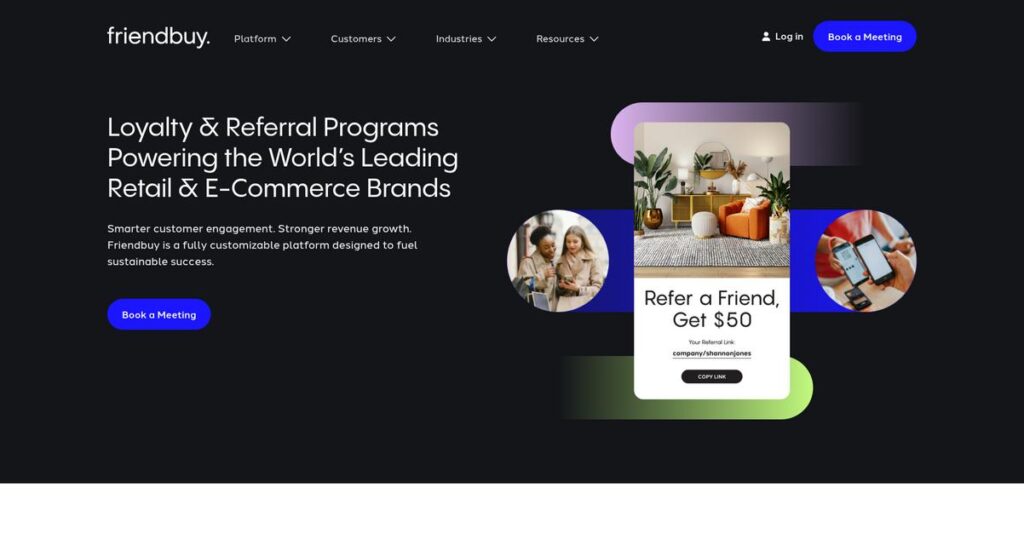 Friendbuy Homepage