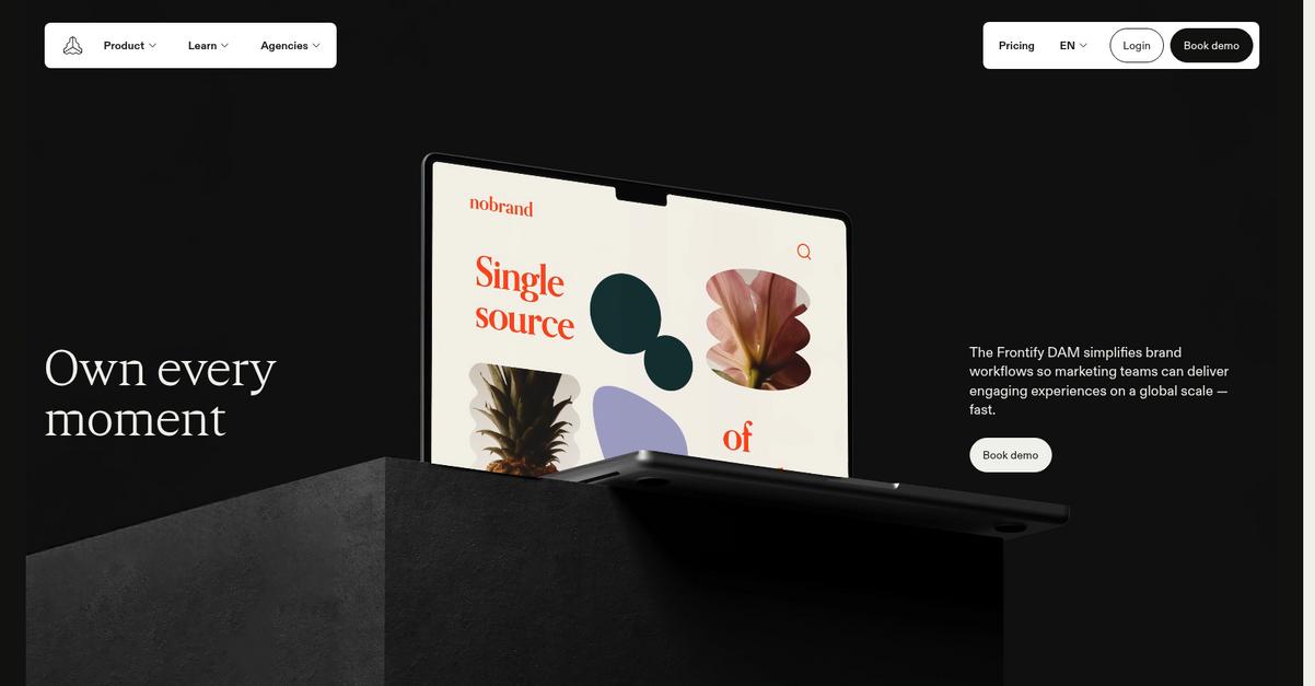 Frontify Homepage