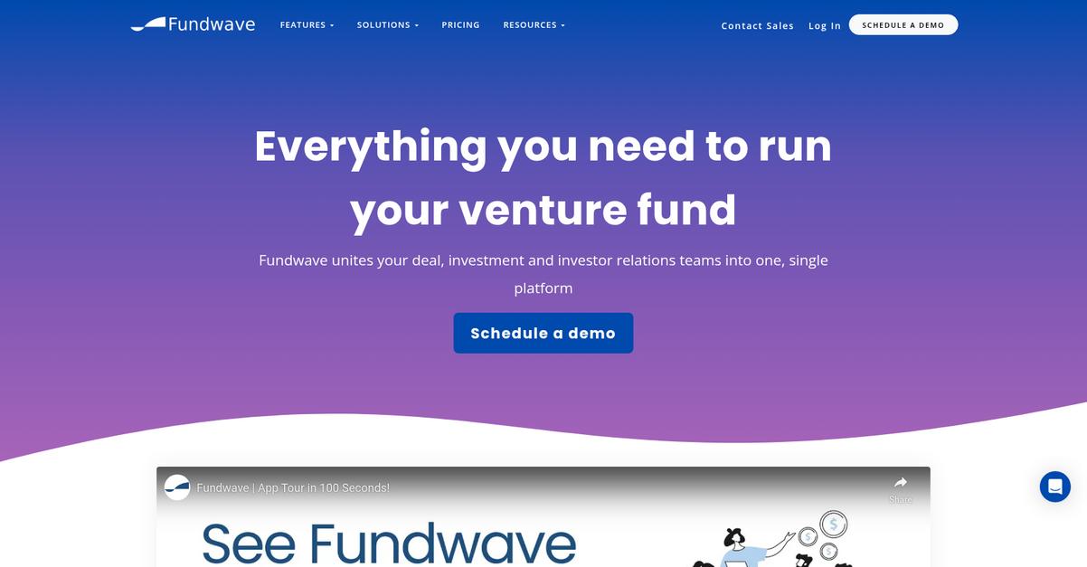 Fundwave Homepage