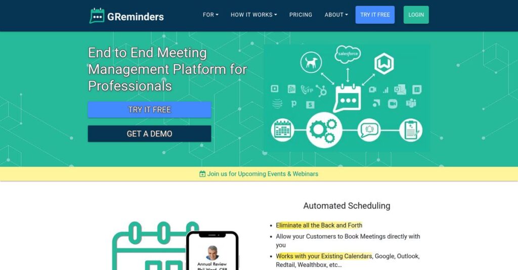 GReminders Homepage